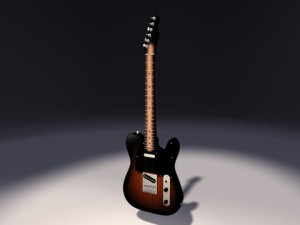 fender telecaster Modelo 3D