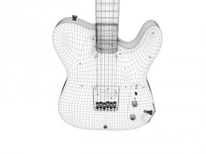 fender telecaster Modelo 3D
