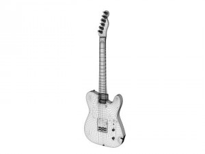 fender telecaster Modelo 3D