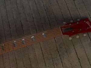 gibson sg style guitar 3D Model
