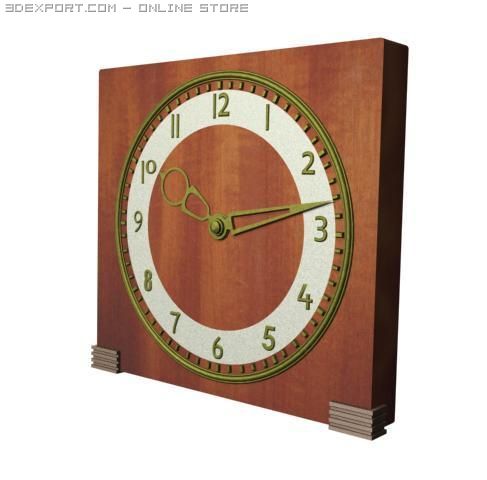 grandmother's clock 3Dモデル .c4d .max .obj .3ds .fbx .stl .blend 