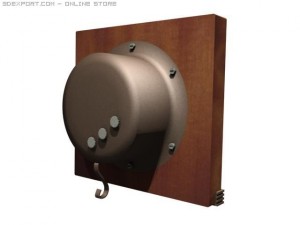 grandmother's clock 3Dモデル