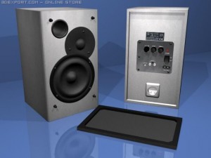 high quality sound system 3D-Modell