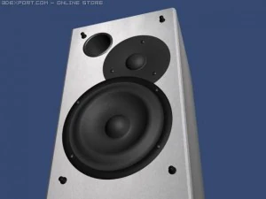 sistem suara berkualitas tinggi Model 3D