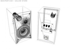 high quality sound system 3D Модель