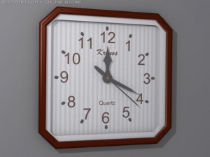 wall clock 3D-Modell