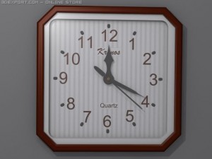 wall clock 3D Model