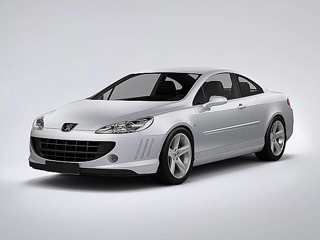 peugeot 407 coupe 2013 3D Model .c4d .max .obj .3ds .fbx .stl .blend 