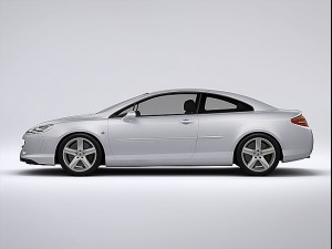 peugeot 407 coupe 2013 Model 3D