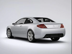 peugeot 407 coupe 2013 3D Model