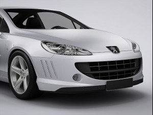 peugeot 407 coupe 2013 Model 3D