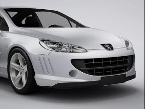 peugeot 407 coupe 2013 3D Model