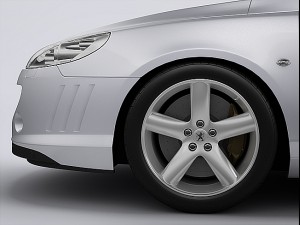 peugeot 407 coupe 2013 Model 3D
