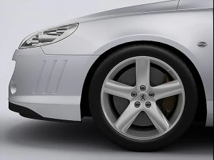 peugeot 407 coupe 2013 3D Model