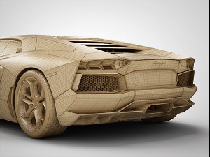 lamborghini aventador Modelo 3D