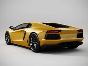 lamborghini aventador lowpoly 3D Model