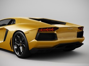 lamborghini aventador lowpoly 3D 模型