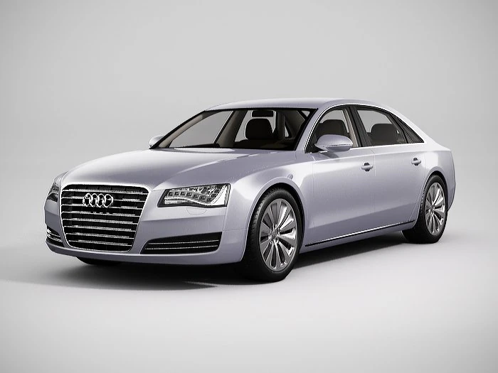 audi a8 2013 3D Model .c4d .max .obj .3ds .fbx .stl .blend