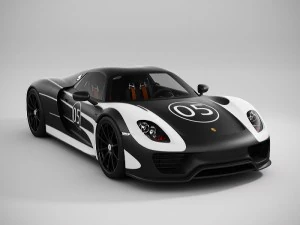 porsche 918 spyder 3D Model
