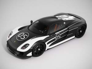 porsche 918 spyder 3D Model