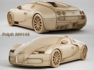 bugatti veyron 3D 모델
