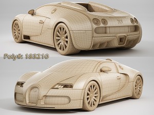 bugatti veyron 3D 모델