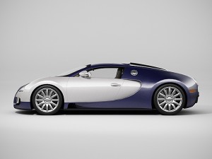 bugatti veyron lowpoly 3D 模型