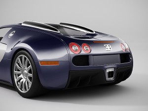 bugatti veyron lowpoly 3D 模型