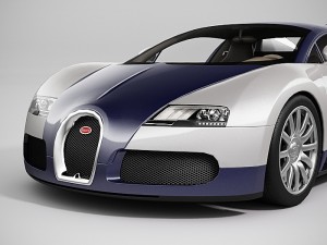 bugatti veyron lowpoly 3D 模型