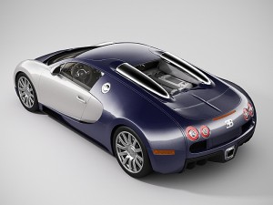 bugatti veyron lowpoly 3D 模型