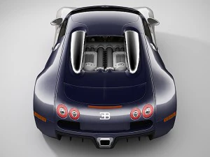 bugatti veyron lowpoly 3D Model