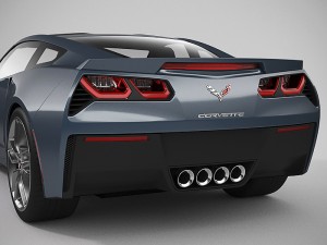 chevrolet corvette 2014 3D Model