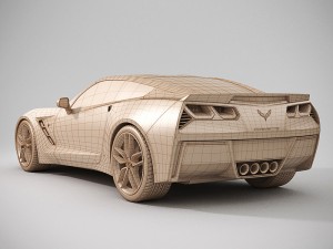 chevrolet corvette 2014 3D Model