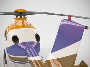 eurocoptera ec135 Model 3D