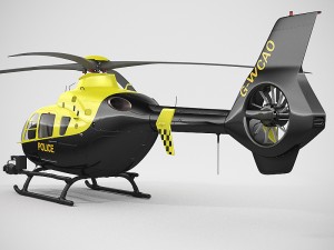 eurocopter ec135 police 3D Модель