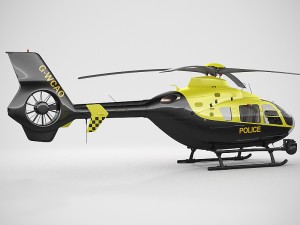 eurocopter ec135 police 3D Модель