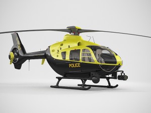 eurocopter ec135 police 3D Модель