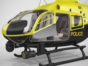 eurocopter ec135 police 3D Модель