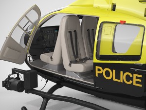 eurocopter ec135 police 3D Модель