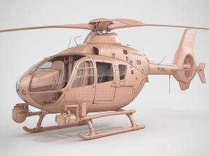 eurocopter ec135 police 3D Модель