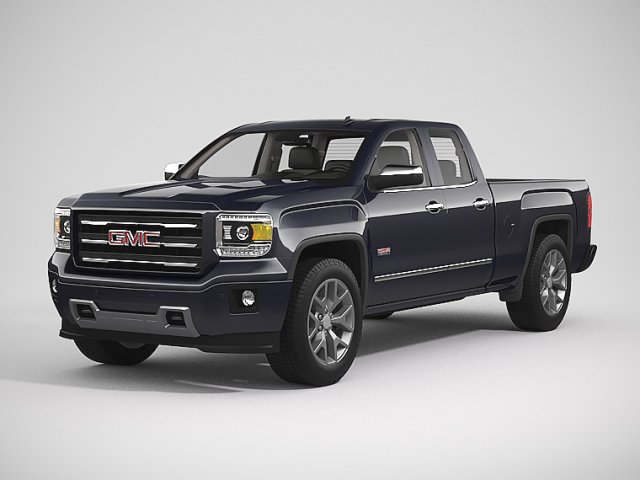 2014 gmc sierra 1500 double cab Model 3D .c4d .max .obj .3ds .fbx .stl .blend 