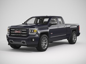 2014 gmc sierra 1500 double cab 3D Model