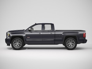 2014 gmc sierra 1500 double cab Model 3D