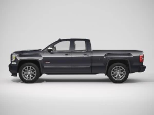 2014 gmc sierra 1500 double cab 3D Model