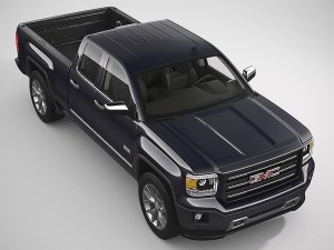 2014 gmc sierra 1500 double cab Model 3D