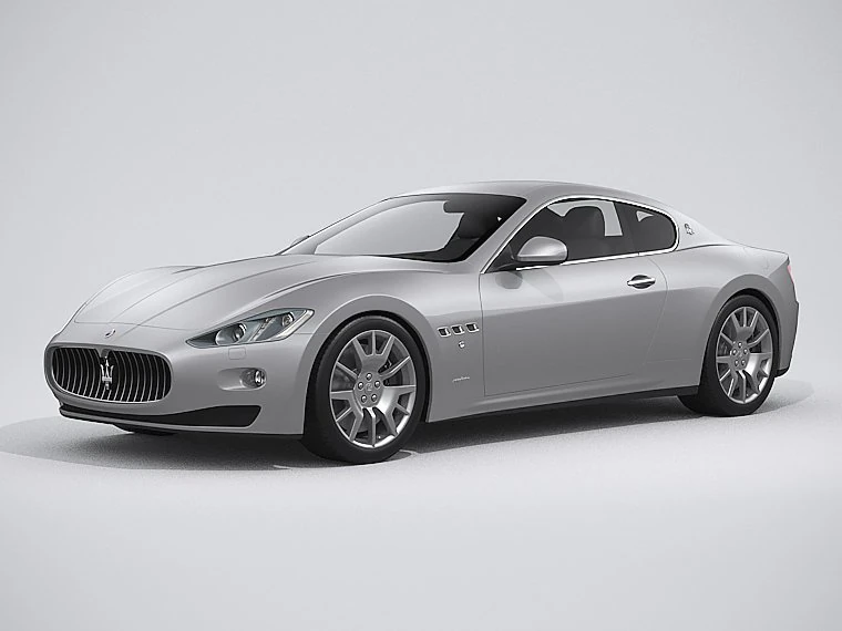 maserati granturismo 2014 3D Model .c4d .max .obj .3ds .fbx .stl .blend 