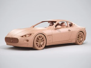 maserati granturismo 2014 3D Model