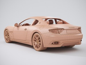 maserati granturismo 2014 Modelo 3D