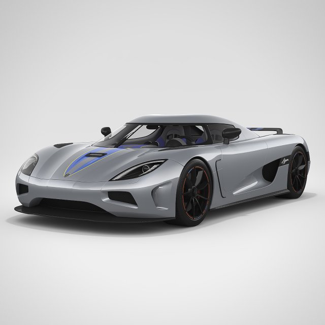 koenigsegg agera Model 3D .c4d .max .obj .3ds .fbx .stl .blend 