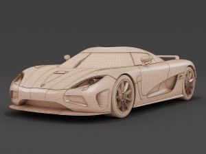 koenigsegg agera Model 3D